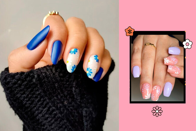 5 shades of nail polish that go best with floral patterns: for lovers of delicate manicure