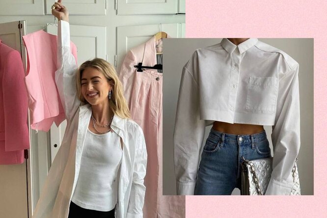To jeans, dresses and shorts: where to buy the most fashionable white shirts