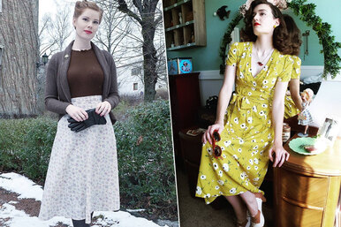Не хуже твоей бабушки: 7 сногсшибательных модниц в стиле 40-х из Instagram*