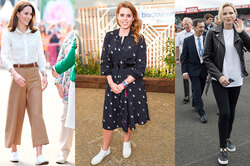 Ваше удобство: как королевы и принцессы носят кроссовки — крутые образы!